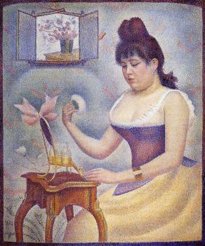 Georges Seurat : Young Woman Powdering Herself III